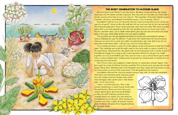 Sample page from Shanleya's Quest.