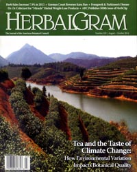 Cover of HerbalGram magazine, issue no. 103.
