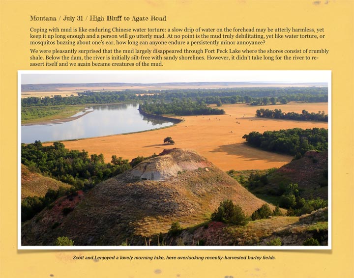 Sample page from Five Months on the Missouri River.