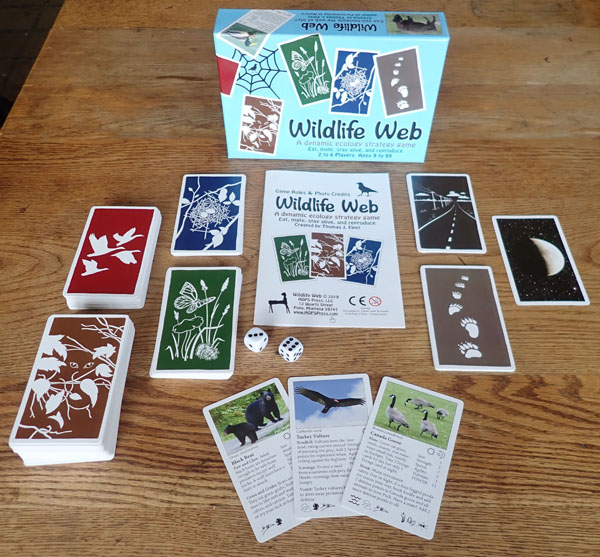 Wildlife Web Game Components.