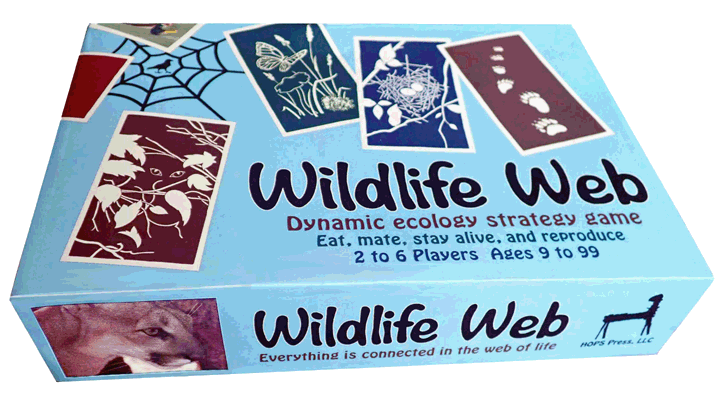 Wildlife Web Game Box.